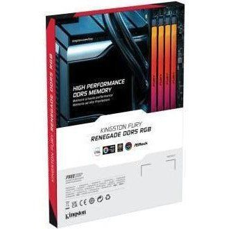Память для настольных компьютеров Kingston FURY 96 GB (2x48GB) DDR5 6400 MHz Renegade RGB (KF564C32RSAK2-96) 033867 фото