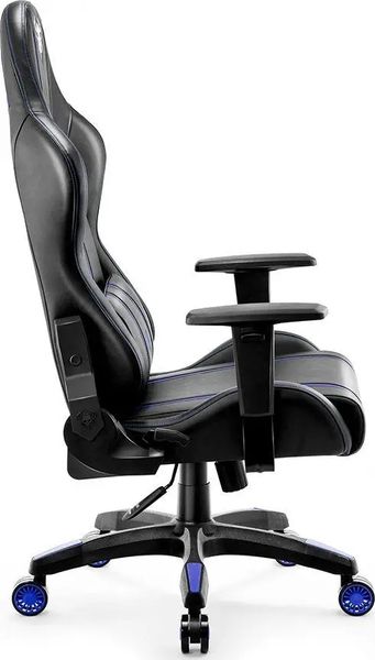 Комп'ютерне крісло для геймера Diablo Chairs X-One 2,0 Normal Size Black/Blue 312204 фото