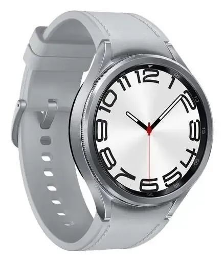 Смарт-годинник Samsung Galaxy Watch6 Classic 47mm eSIM Silver (SM-R965FZSA) 612721 фото