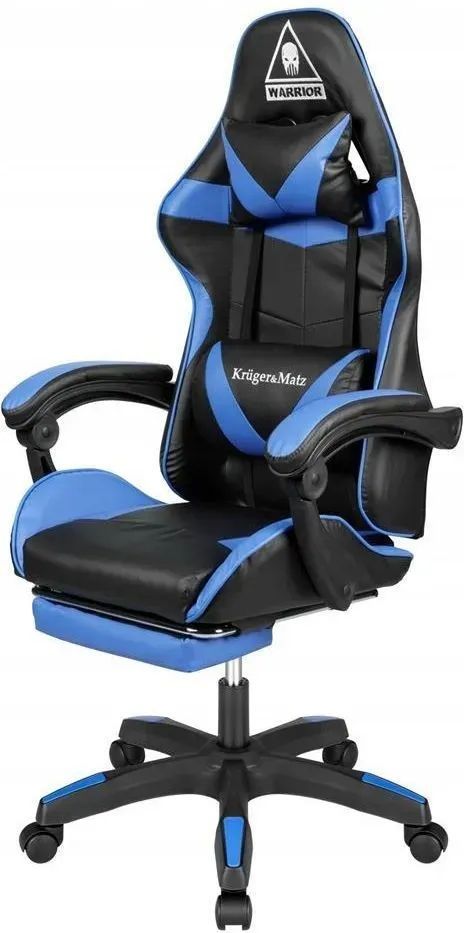 Компьютерное кресло для геймера Kruger&Matz Warrior GX-150 Blue ((KM0790-BL) 606551 фото
