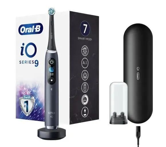 Електрична зубна щітка Oral-B iO Series 9N Black Onyx 362169 фото