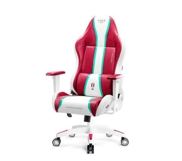 Комп'ютерне крісло для геймера Diablo Chairs X-One 2,0 Normal Size (White-Red) 018954 фото