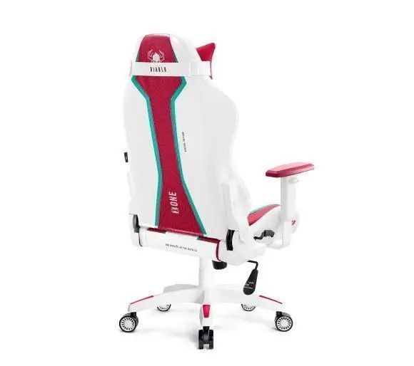 Комп'ютерне крісло для геймера Diablo Chairs X-One 2,0 Normal Size (White-Red) 018954 фото