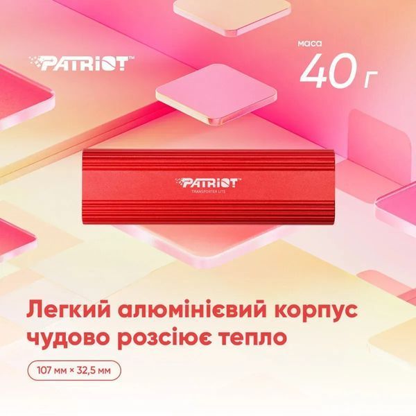 SSD накопитель Patriot Transporter Lite 1 TB (PTPL1TBPEC) 525621 фото