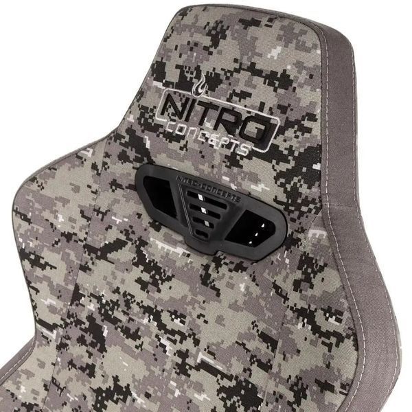 Комп'ютерне крісло для геймера Nitro Concepts S300 Urban Camo 019390 фото
