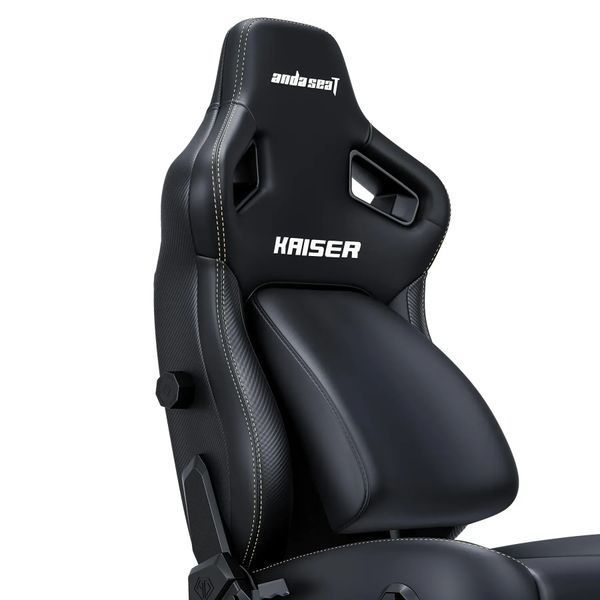 Компьютерное кресло для геймера Anda Seat Kaiser 4 L Black Premium PVC (AD12YDDC-L-20-B-PV/C) 578311ua фото