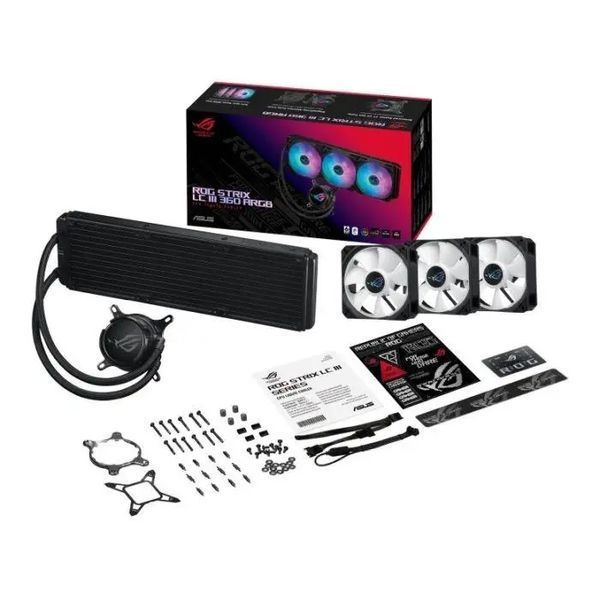 Водяное охлаждение ASUS ROG Strix LC III 360 ARGB (90RC00T1-M0UAY0) 013490 фото