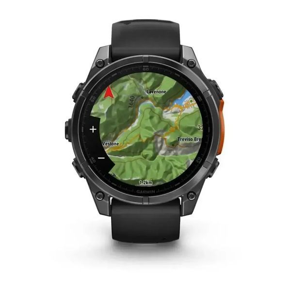 Смарт-годинник Garmin Fenix 8 47mm Amoled Slate Gray with Black Silicone Band (010-02904-00/09) 612648 фото