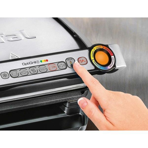 Електрогриль притискний Tefal OptiGrill+ GC718D10 012556 фото
