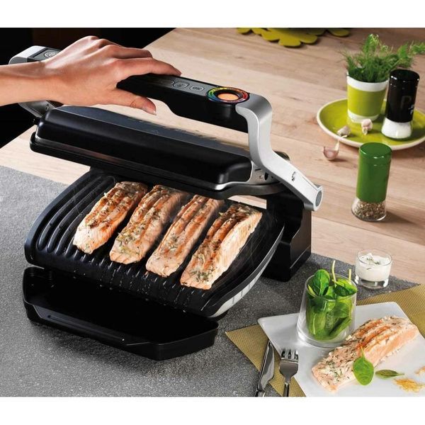Електрогриль притискний Tefal OptiGrill+ GC718D10 012556 фото