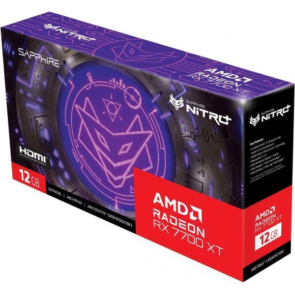 Відеокарта Sapphire Radeon RX 7700 XT 12GB NITRO+ (11335-02-20G) 013838 фото