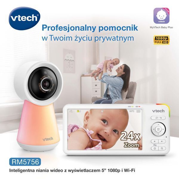 Радионяня VTECH RM5756HD Белый 2110464 фото