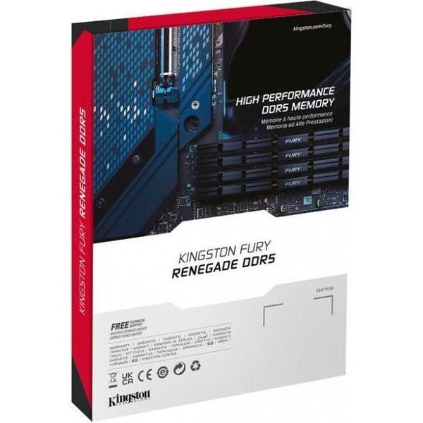 Память для настольных компьютеров Kingston FURY 48 GB DDR5 6400 MHz Renegade Silver (KF564C32RS-48) 033817 фото
