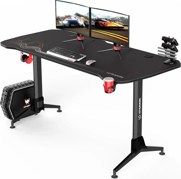 Геймерський ігровий стіл Ultradesk GRAND Black 320132 фото