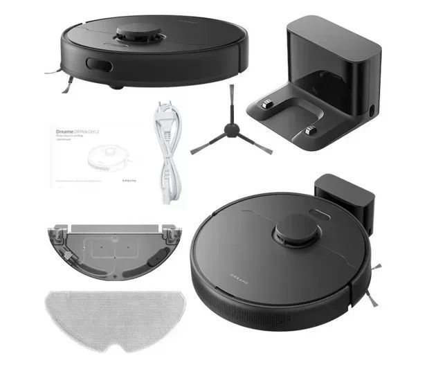 Робот-пылесос с влажной уборкой Dreame D9 Max Black Gen 2 (RLD34GA-Bl) 570094ua фото