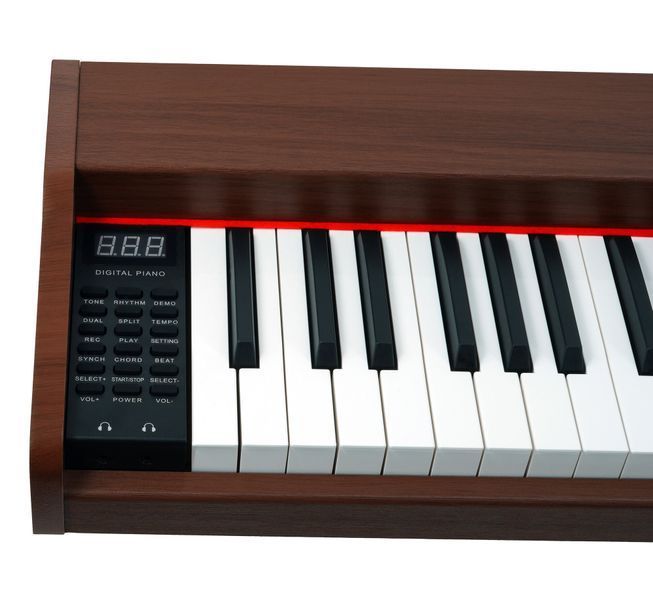 Цифрове піаніно MUSICMATE MM-P10-SB VelvetNote Коричневий 2023418 фото