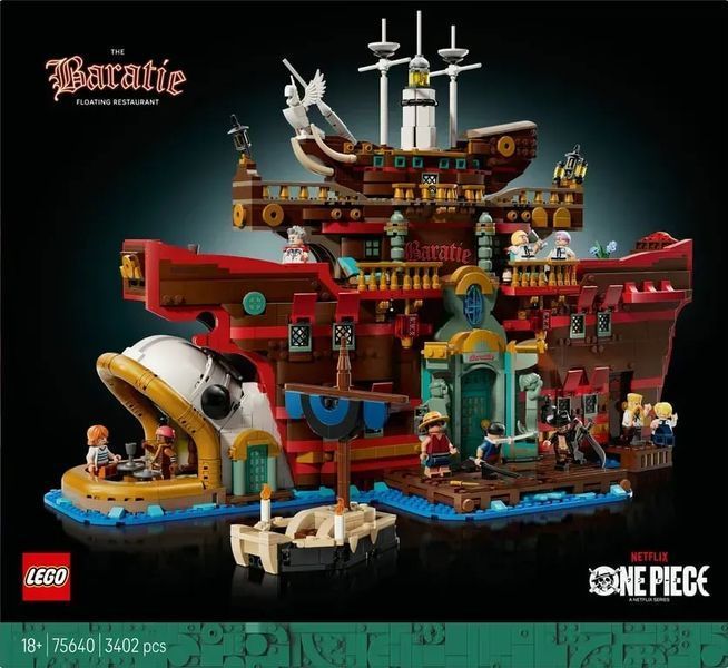 Блоковий конструктор LEGO One Piece Плавучий ресторан Бараті (75640) 613492 фото