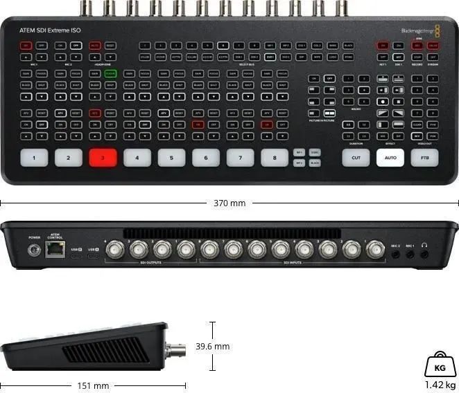 Видеомикшер Blackmagic Design Atem SDI Extreme ISO (SWATEMMXEPCEXTISO) 604163 фото