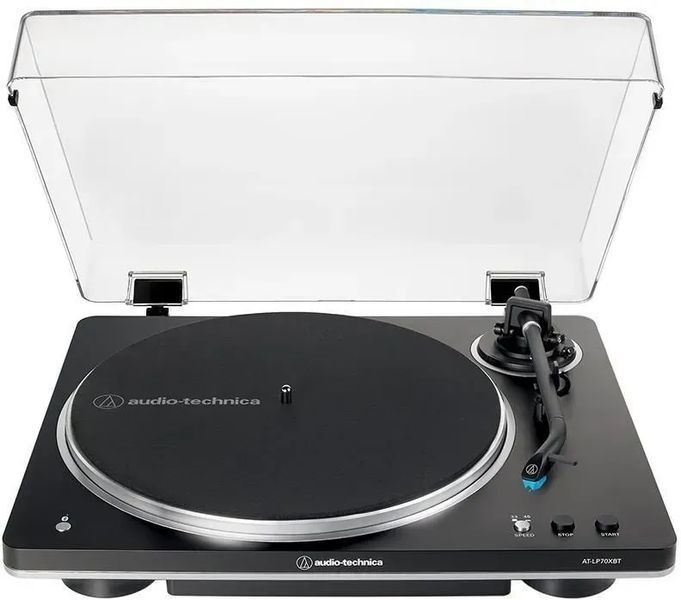 Програвач вінілових дисків Audio-Technica AT-LP70XBT Black-Silver 609873 фото