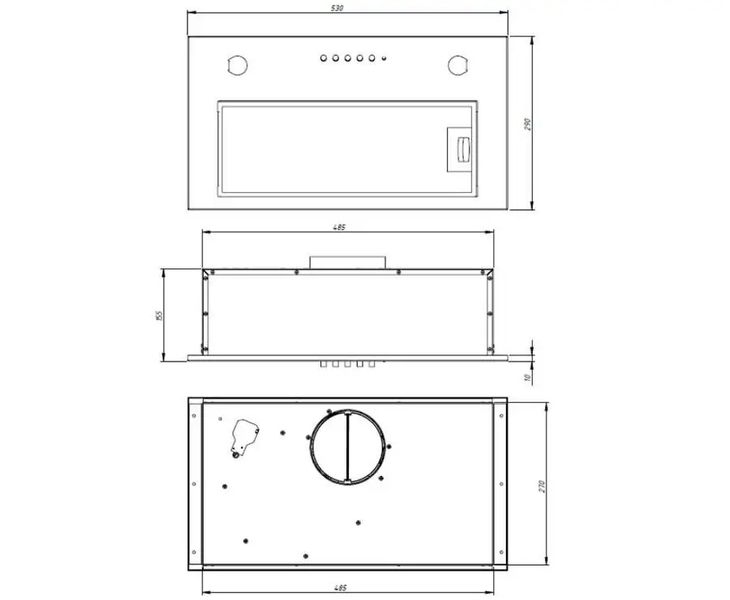 Вытяжка встраиваемая Akpo WK-7 Micra Inox 173834 фото