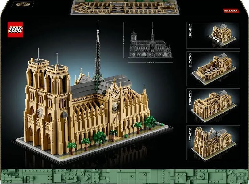 Блочный конструктор LEGO Architecture Собор Парижской Богоматери (21061) 613470 фото