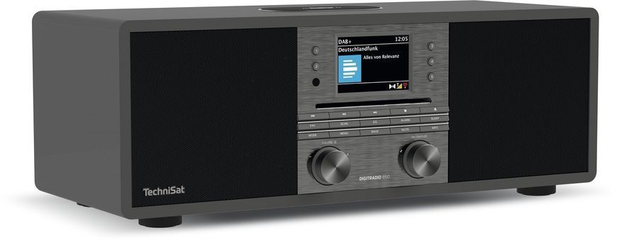 Музична система All-in-one TECHNISAT Digitradio 650 Антрацит, CD/-R/-RW/MP3, Wi-Fi, BT, Тюнер FM/DAB+, Бездротова зарядка 506161 фото