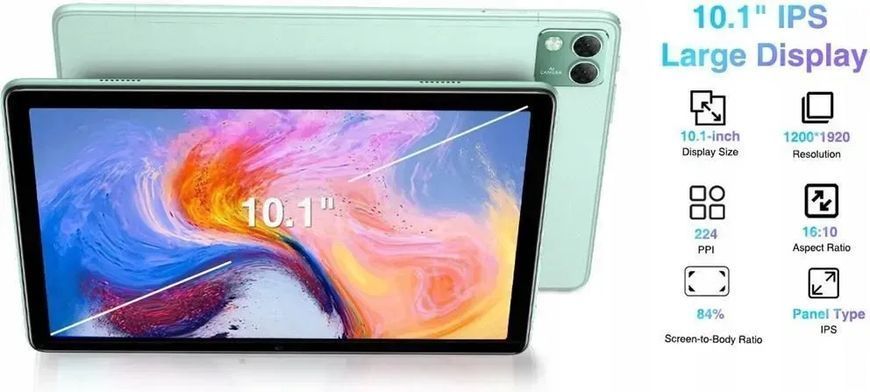 Планшет Doogee T10S 6/128GB LTE Mint Green 609165 фото