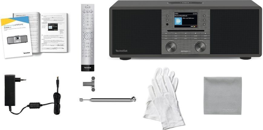Музична система All-in-one TECHNISAT Digitradio 650 Антрацит, CD/-R/-RW/MP3, Wi-Fi, BT, Тюнер FM/DAB+, Бездротова зарядка 506161 фото