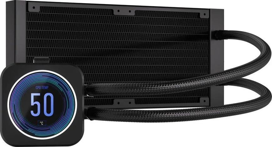 Водяное охлаждение Corsair iCUE H100i LCD XT CPU 013132 фото