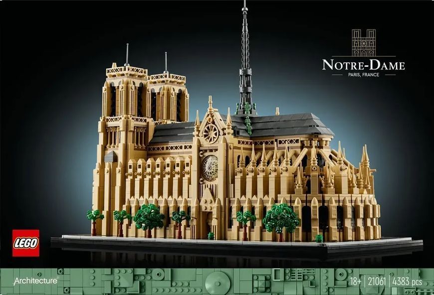 Блочный конструктор LEGO Architecture Собор Парижской Богоматери (21061) 613470 фото