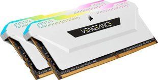 Пам'ять для настільних комп'ютерів Corsair 32 GB (2x16GB) DDR4 3200 MHz Vengeance RGB PRO SL (CMH32GX4M2E3200C16W) 026382 фото