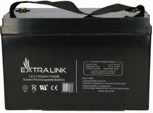 ДБЖ безперервної дії Extralink Battery Accumulator 12V 100Ah (EX9786) 013429 фото