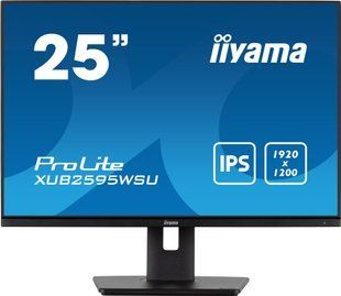 Монитор IIYAMA ProLite XUB2595WSU-B5 25" 1920x1200px IPS 4 мс [GTG] 624430 фото