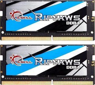 Пам'ять для ноутбуків G.Skill 32 GB (2x16GB) SO-DIMM DDR4 2666 MHz Ripjaws (F4-2666C19D-32GRS) 032715 фото