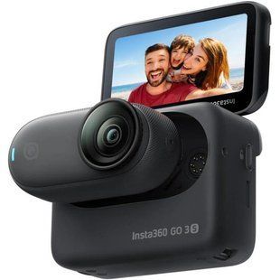 Екшн-камера Insta360 GO 3S 4K Standard Bundle 128GB Black (CINSAATA_GO3S13) 014408 фото