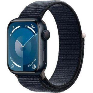 Смарт-годинник Apple Watch Series 9 GPS 41mm Midnight Aluminum Case w. Midnight Sport Loop (MR8Y3) 035251 фото