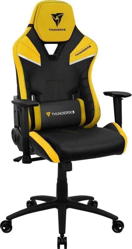 Компьютерное кресло для геймера ThunderX3 TC5 Bumblebee Yellow 018807 фото