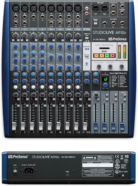 Микшерный пульт PreSonus StudioLive AR12c 607408 фото