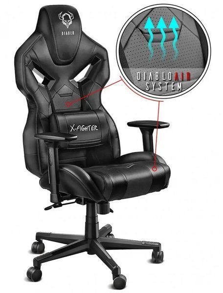 Комп'ютерне крісло для геймера Diablo Chairs X-Fighter 018931 фото