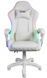 Компьютерное кресло для геймера Cobra WS8153 Eco-Skin RGB White 572761 фото