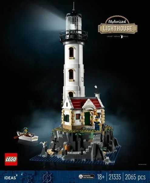 Блочный конструктор LEGO Ideas Моторизованный маяк (21335) 613510 фото