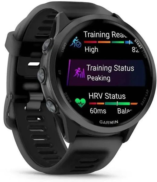 Смарт-годинник Garmin Forerunner 570 47mm Slate Gray Aluminum w. Translucent Black/Black Band (010-02971-00/40) 614368 фото