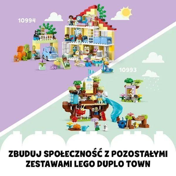 Блочный конструктор LEGO Duplo Семейный дом 3 в 1 (10994) 613390 фото