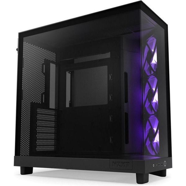 Корпус NZXT H6 FLOW RGB ALL Black (CC-H61FB-R1) 018443 фото