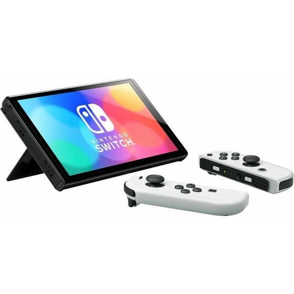 Портативна ігрова приставка Nintendo Switch OLED with White Joy-Con (045496453435) 034454 фото