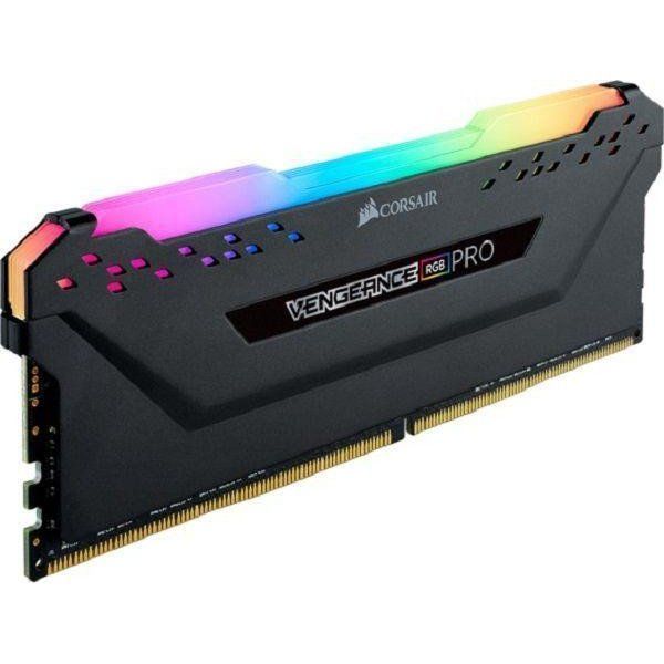 Пам'ять для настільних комп'ютерів Corsair 32 GB (4x8GB) DDR4 3600 MHz Vengeance RGB Pro Black (CMW32GX4M4D3600C18) 027624 фото