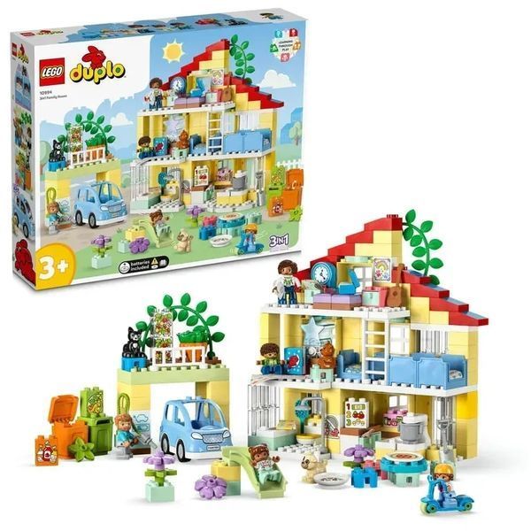 Блочный конструктор LEGO Duplo Семейный дом 3 в 1 (10994) 613390 фото