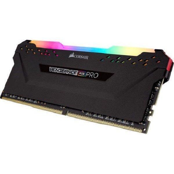 Пам'ять для настільних комп'ютерів Corsair 32 GB (4x8GB) DDR4 3600 MHz Vengeance RGB Pro Black (CMW32GX4M4D3600C18) 027624 фото
