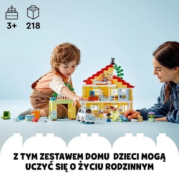 Блочный конструктор LEGO Duplo Семейный дом 3 в 1 (10994) 613390 фото