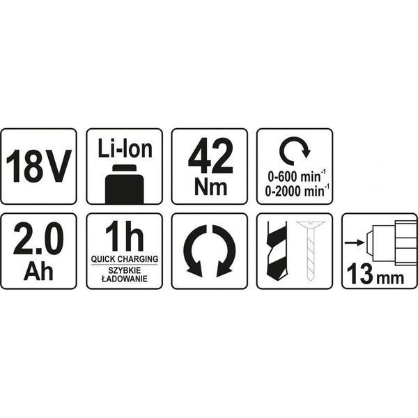 Дриль YATO YT-82794 014991 фото